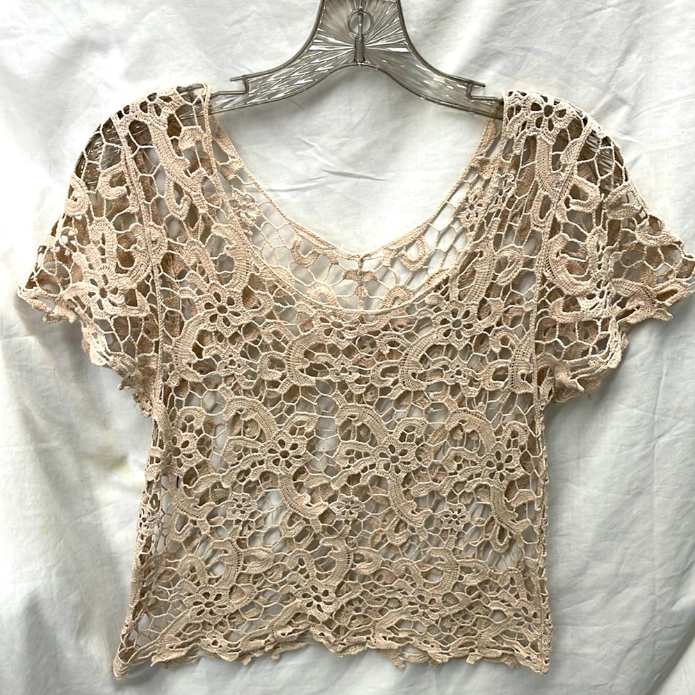 Laced netted top ladies sz xs-s